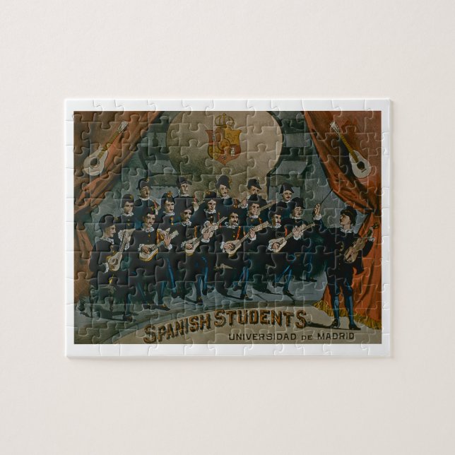 Puzzle "Estudiantes españoles, universidad de Madrid" (Horizontal)