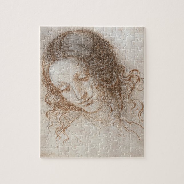 Puzzle Estudio de Leonardo da Vinci de la cabeza de Leda (Vertical)