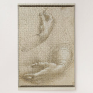 Puzzle Estudio de mano de mujer - Leonardo da Vinci (1490
