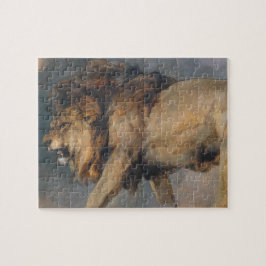 Puzzle Estudio de un León (por Edwin Henry Landseer)