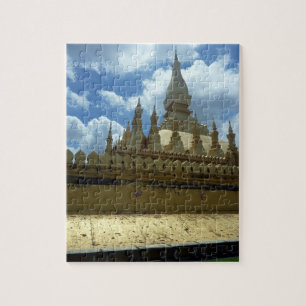 Puzzle estupa dorada vientiane