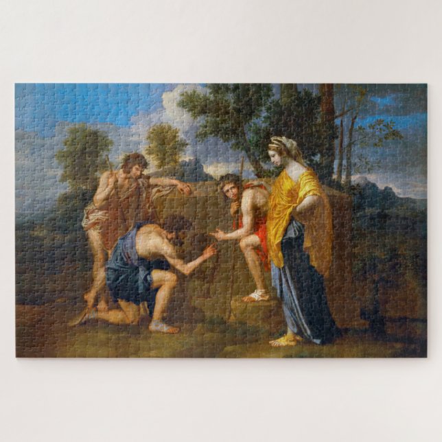 Puzzle Et in Arcadia ego, Poussin (Horizontal)