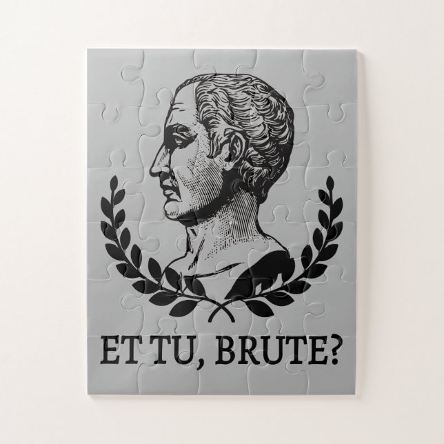 Puzzle ¿Et Tu, Brute? Cita César V de Julius de Shakespea (Vertical)