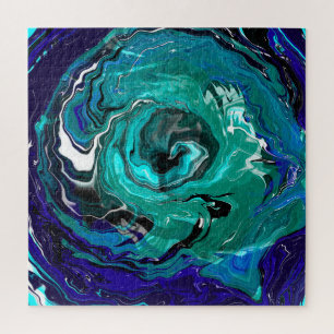Puzzle Eternidad azul   Arte abstracto