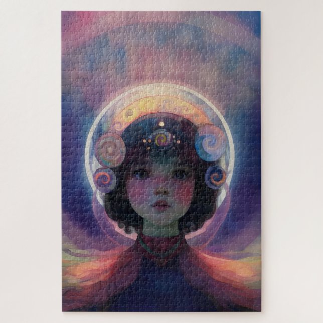Puzzle Ethereal Fantasy Celestial Child Dream Guardian (Vertical)