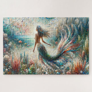 Puzzle Ethereal Mermaid Mosaic Voyage