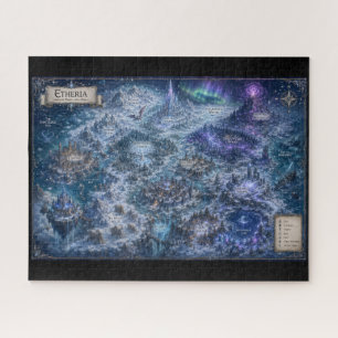 Puzzle Etheria (Mapa de Mundo de Fantasía)