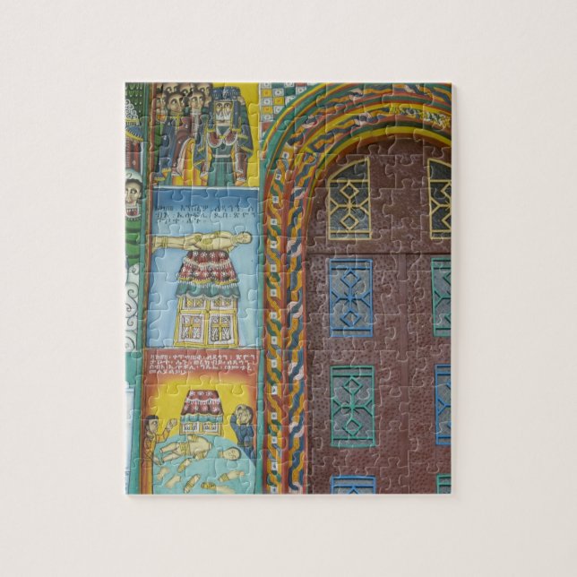 Puzzle Etiopía:  Región de Tigray, Axum, Iglesia de Crist (Vertical)