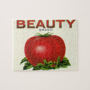 Puzzle Etiqueta de caja de frutas vintage, tomates Arcadi