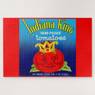 Puzzle Etiqueta de tomates Indiana King