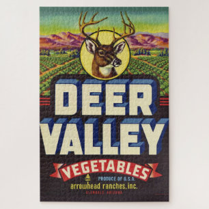 Puzzle Etiqueta de Valle de Deer