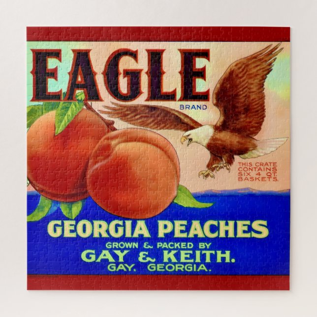 Puzzle Etiqueta Georgia Peach 20x20 (Vertical)