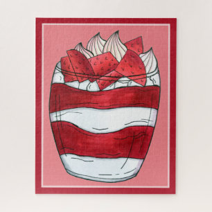Puzzle Eton Mess Strawberry Meringue Reino Unido Postre b