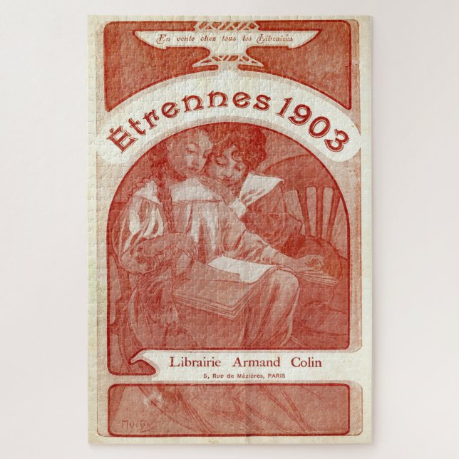 Puzzle Etrennes (1903) – Alphonse Mucha (Vertical)