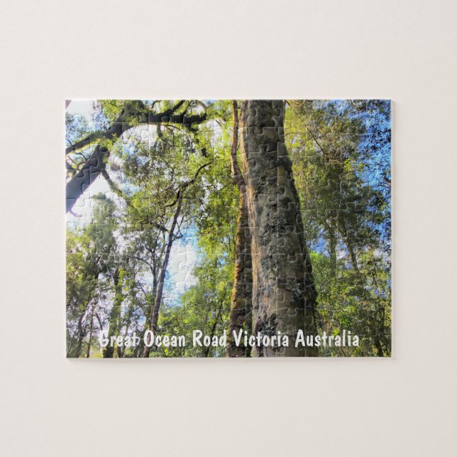 Puzzle Eucaliptus Gum Trees de la selva tropical australi (Horizontal)