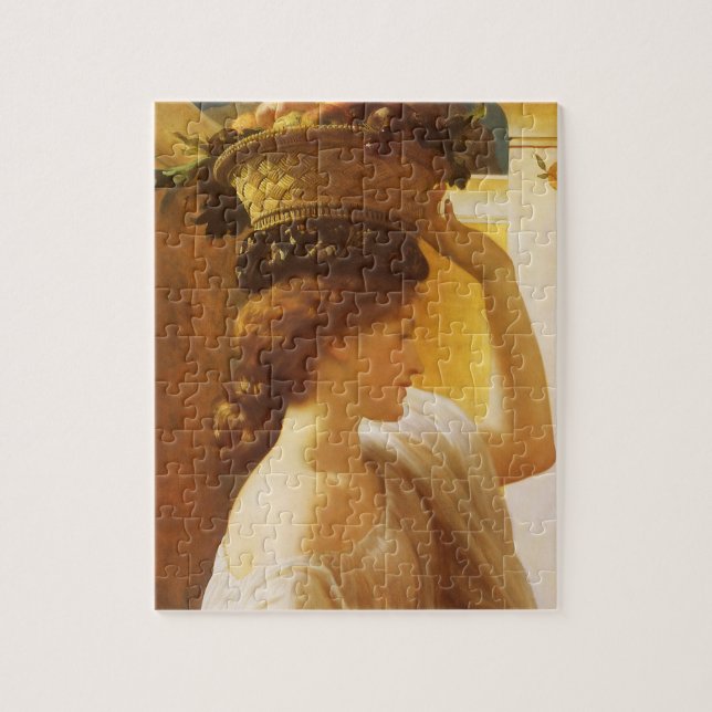 Puzzle Eucharis - Muchacha con una cesta de frutas de Lei (Vertical)