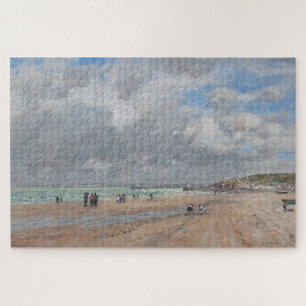Puzzle Eugene Boudin - La playa de Deauville