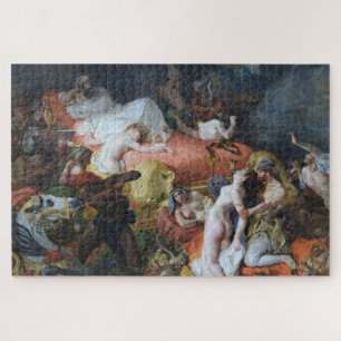 Puzzle Eugène Delacroix - La Mort de Sardanapale