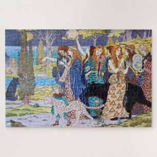 Puzzle Eugene Grasset - Panel Decorativo Armonía