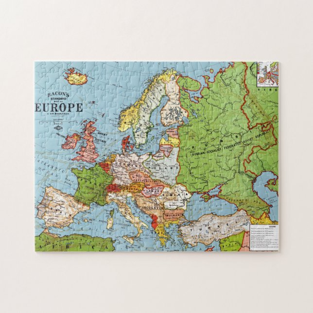 Puzzle Europa 1923 (Horizontal)