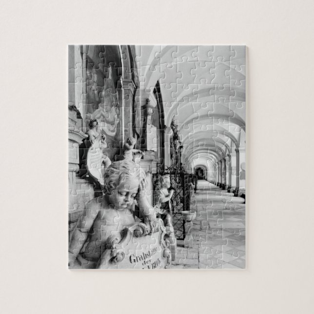 Puzzle Europa, Austria, Salzburgo. Cherub y monumento 2 (Vertical)