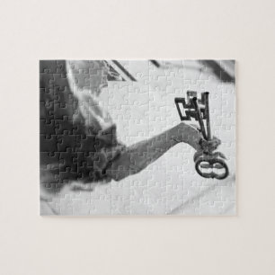 Puzzle Europa, Austria, Salzburgo. Estatua con llaves