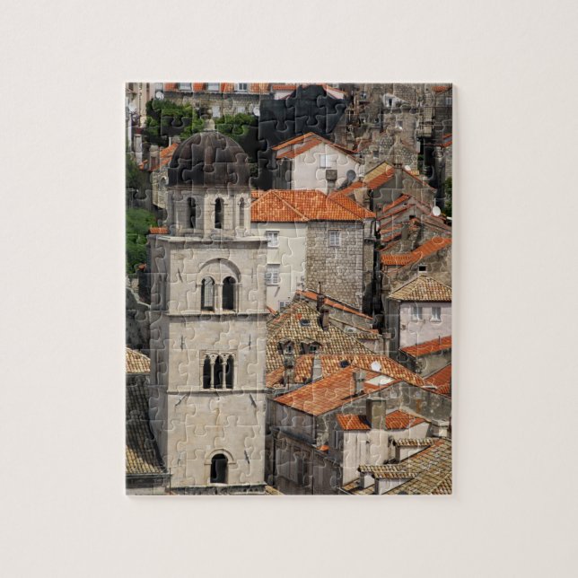 Puzzle Europa, Croacia. Ciudad amurallada medieval de (Vertical)