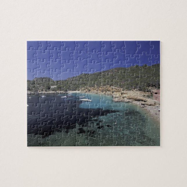 Puzzle Europa, España, Baleares, Ibiza, Cala Salada. (Horizontal)