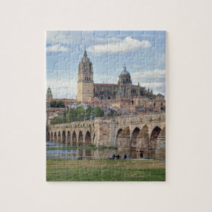 Puzzle Europa, España, Salamanca. El puente romano sobre