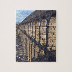 Puzzle Europa, España, Segovia. La luz tardía proyecta so
