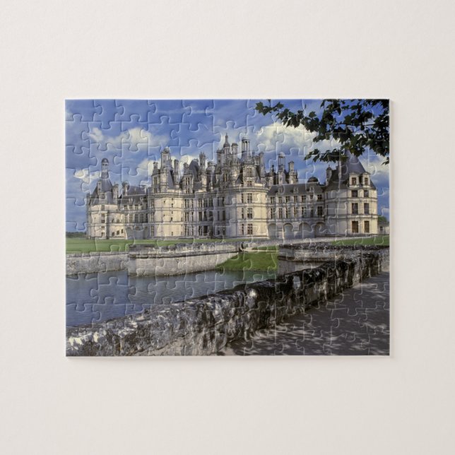 Puzzle Europa, Francia, Chambord. Imponiendo el castillo (Horizontal)