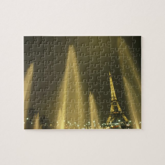 Puzzle Europa, Francia, París, Torre Eiffel, tarde (Horizontal)