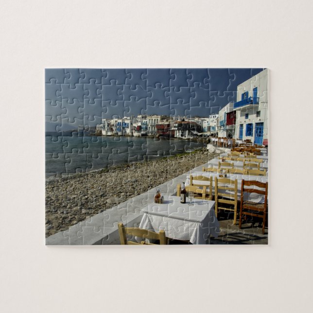Puzzle Europa, Grecia, Mykonos. Vistas al mar (Horizontal)