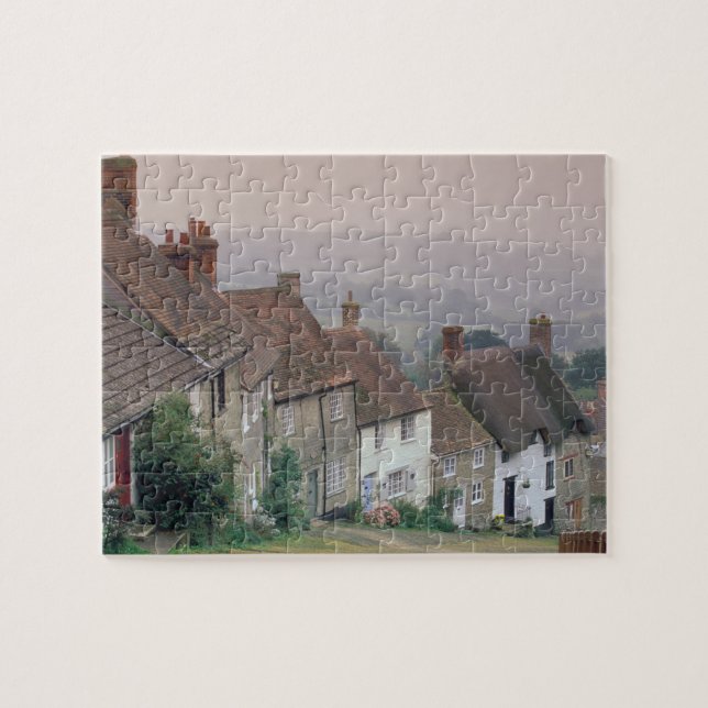 Puzzle Europa, Inglaterra, Dorset, Gold Hill, Shaftesbury (Horizontal)