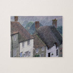 Puzzle Europa, Inglaterra, Dorset, Gold Hill, Shaftesbury