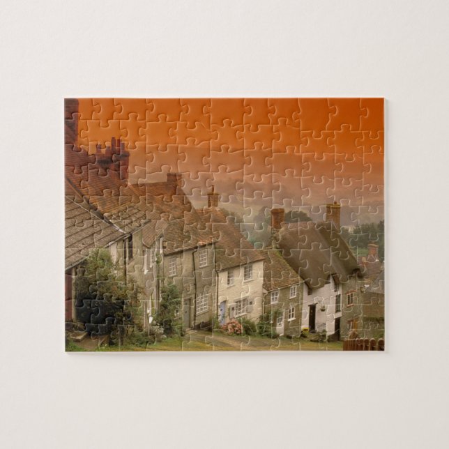 Puzzle Europa, Inglaterra, Dorset, Shaftesbury. Colina do (Horizontal)