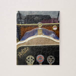 Puzzle Europa, Irlanda, Dublín. Automático vintage, blanc