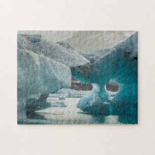 Puzzle Europa, Islandia, JokUSArlon. Formaciones de icebe