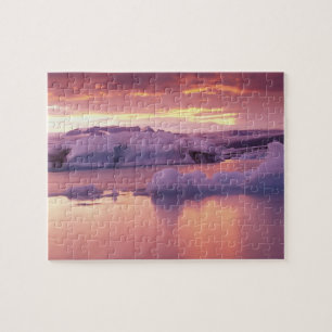 Puzzle Europa, Islandia, laguna de Jokulsarlon