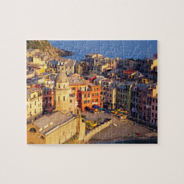 Puzzle Europa, Italia, Cinque Terre. Aldea de Vernazza (Horizontal)