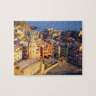 Puzzle Europa, Italia, Cinque Terre. Pueblo de Vernazza
