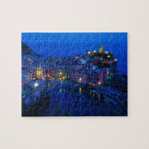 Puzzle Europa, Italia, Cinque Terre, Vernazza. Ladera