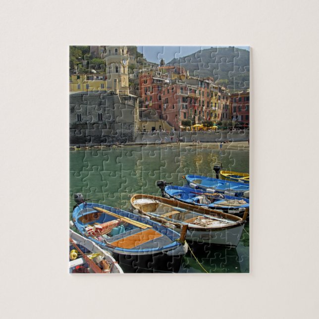 Puzzle Europa, Italia, región de Liguria, Cinque Terre, 2 (Vertical)