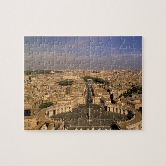 Puzzle Europa, Italia, Roma, El Vaticano. Vista desde St. (Horizontal)
