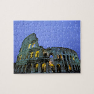 Puzzle Europa, Italia, Roma. Vista nocturna del