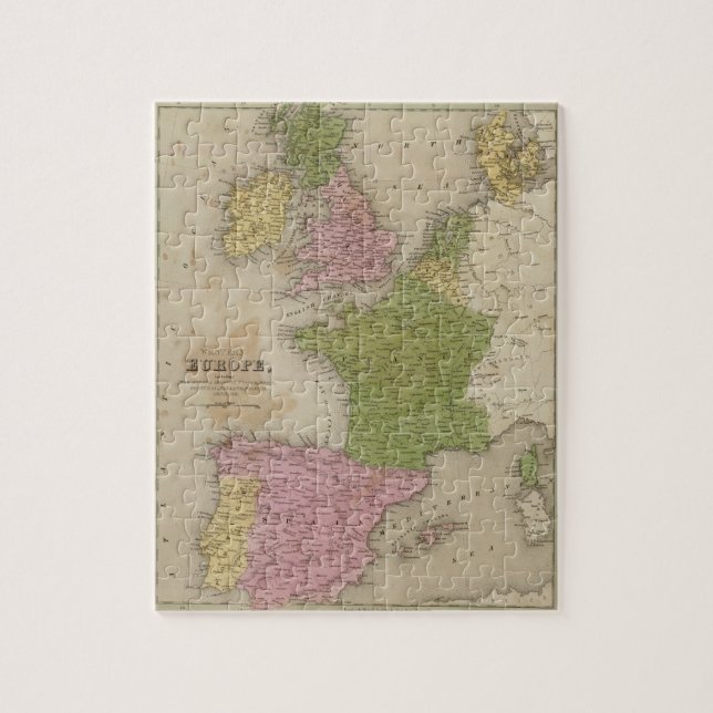 Puzzle Europa occidental (Vertical)