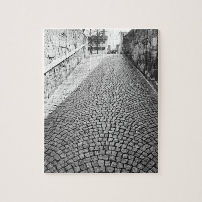 Puzzle Europa, Suiza, Zúrich. Calle aderezada, (Vertical)