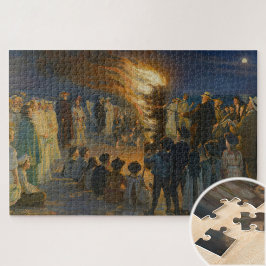 Puzzle Eve de verano en Skagen Beach, P.S.Krøyer