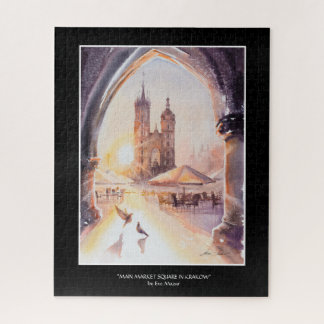 Puzzle EVE Pintó el casco antiguo de Cracovia