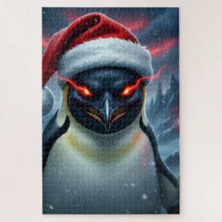 Puzzle Evil Christmas Penguin